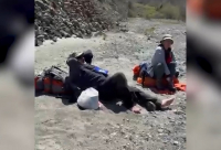 Пропавших в Аламединском ущелье туристов нашли - видео