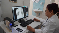 Реабилитациялык жана спорттук медицина борборуна жаңы рентген аппараты алынды