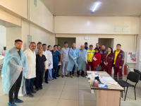 Военнослужащий, пострадавший в ДТП в Баткенской области доставлен в Бишкек