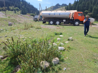 В Ак-Суйском районе сбрасывали сточные воды в окружающую среду