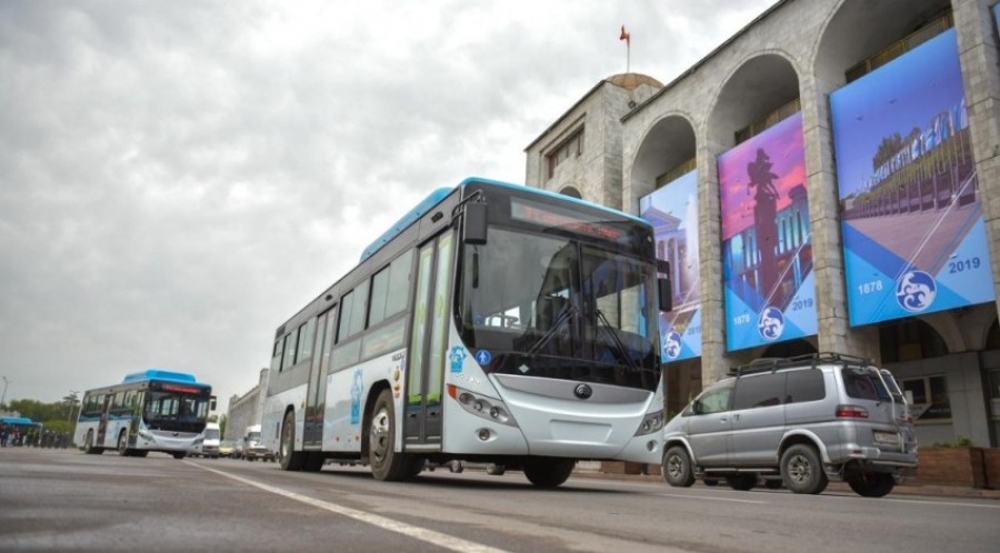 В Бишкеке в тестовом режиме запущен образец автобуса