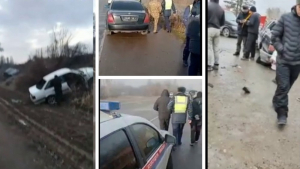 Массовое ДТП произошло близ Токмока