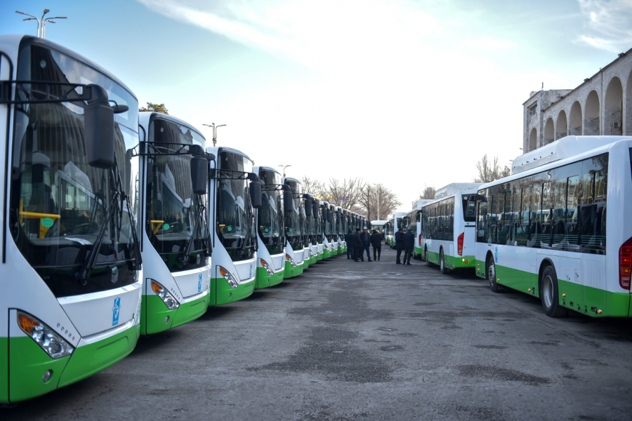 В столице новые автобусы уже вышли на линии