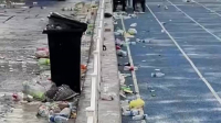 После Дня города в Оше с места праздника вывезли более 5 тонн мусора