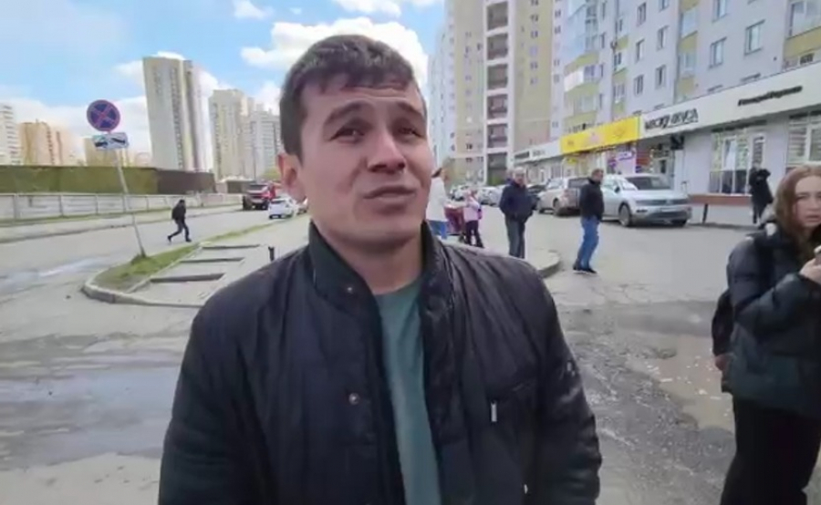 Екатеринбургда кыргызстандык таксист өрттөн кишини куткарып калды - видео