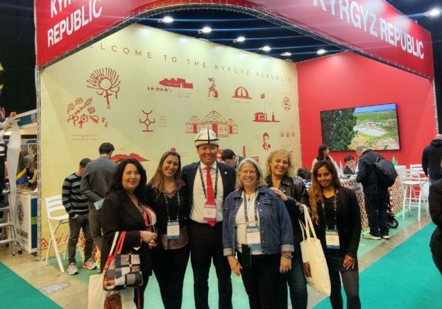 «Дорого-богато» - кыргызская делегация представила свой стенд на туристической выставке в Израиле