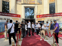 В Бишкеке показали фильм, который сняли на орбите Земли