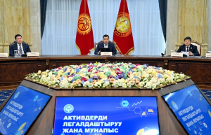 Садыр Жапаров встретился с представителями отечественного бизнеса