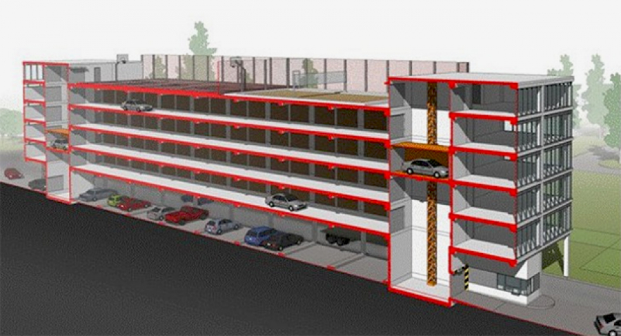 Многоярусный паркинг проект