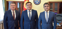 Состоялась первая официальная встреча Таалайбека Сарыбашова на посту и. о. мэра Бишкека