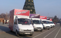 В «Мегакоме» объяснили, почему грузовики с логотипом компании участвовали в агитации за Садыра Жапарова