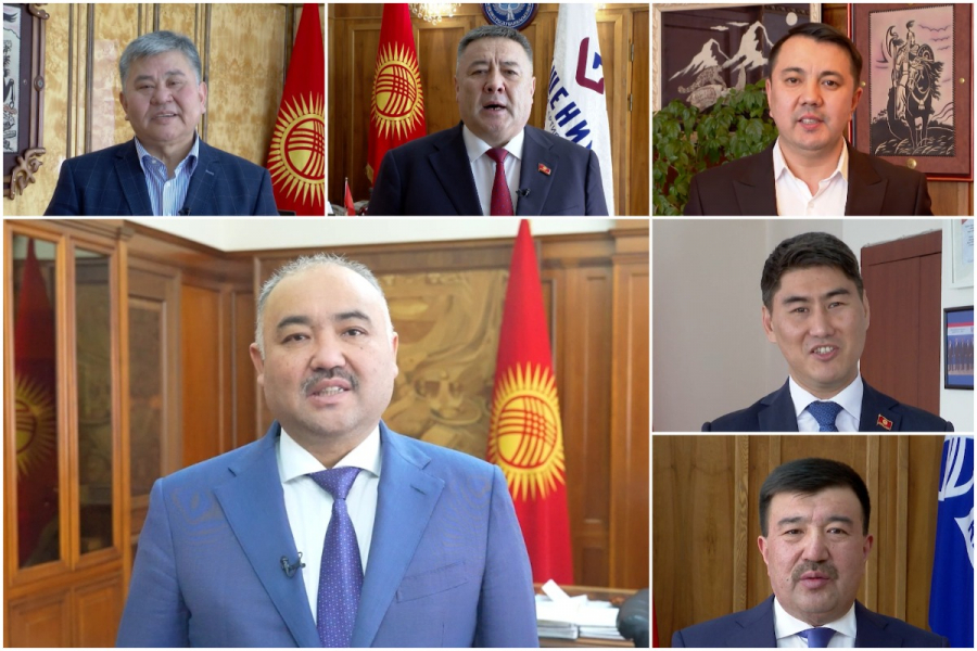 Депутаты Жогорку Кенеша поздравили кыргызстанок с 8 марта стихами - видео