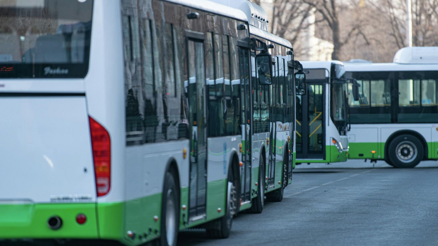 В Бишкеке частично изменена схема движения автобусного маршрута №4