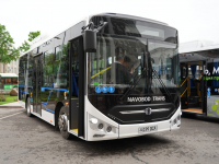 В Бишкеке представили новые образцы автобусов для жилмассивов (фото)