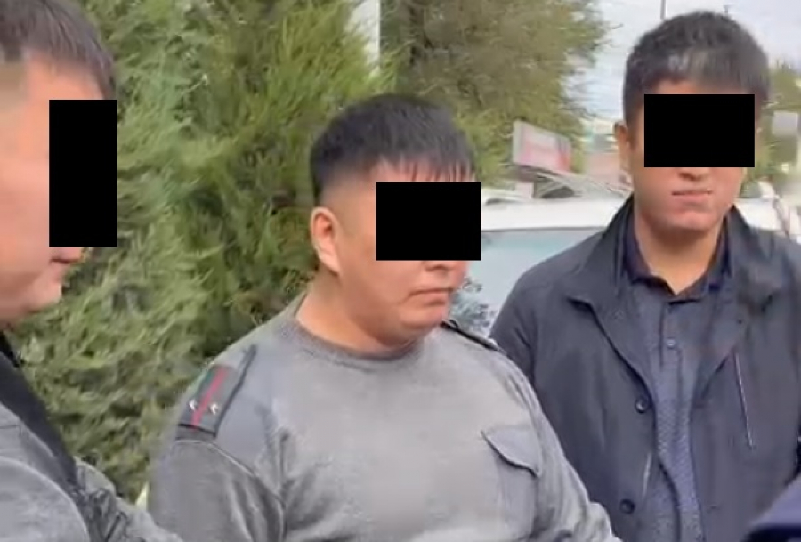 В Оше задержан милиционер, вымогавший взятку за прекращение уголовного дела