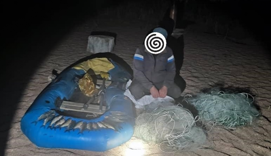 На Иссык-Куле задержали браконьеров с незаконным уловом