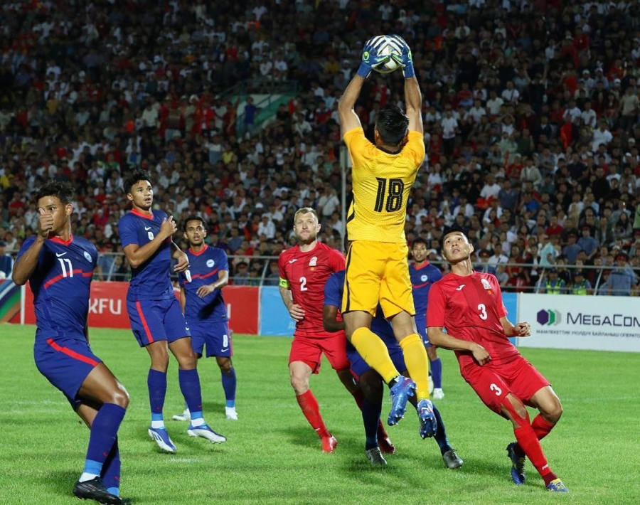 Сборная Кыргызстана по футболу победила в матче с Сингапуром (Видео)