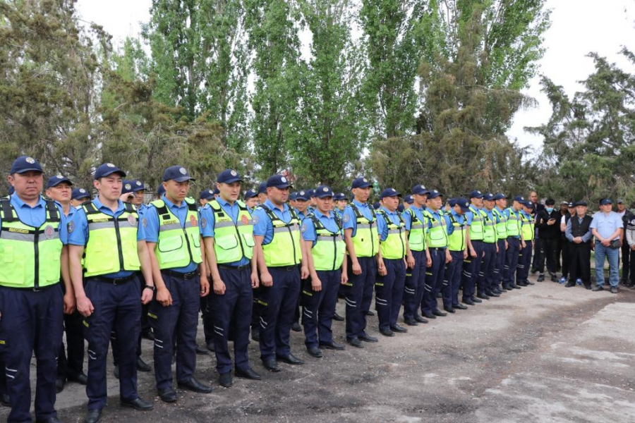 Передвижная милиция курсирует по Ленинскому району Бишкека