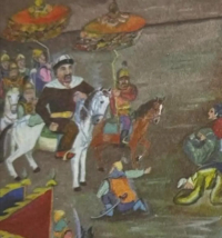 В Китае обнаружены картины с изображением кыргызов и возможными сценами из эпоса «Манас»