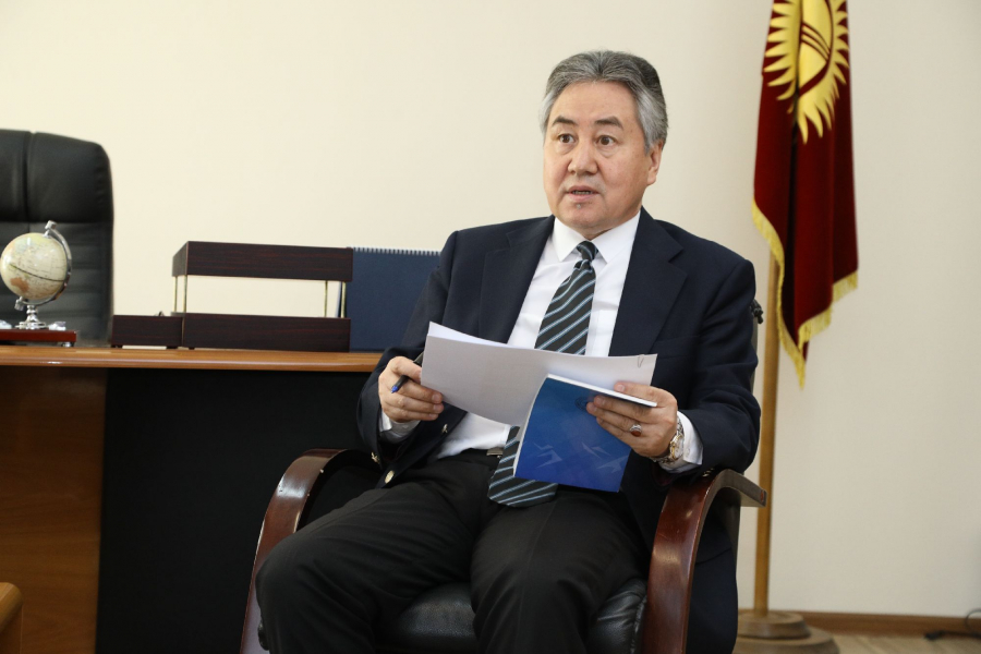 Глава МИД Жээнбек Кулубаев поставил перед «Кыргыздипсервисом» задачу улучшить качество услуг