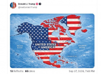 В ООН выбрали новую карту мира, в ответ Трамп опубликовал свою