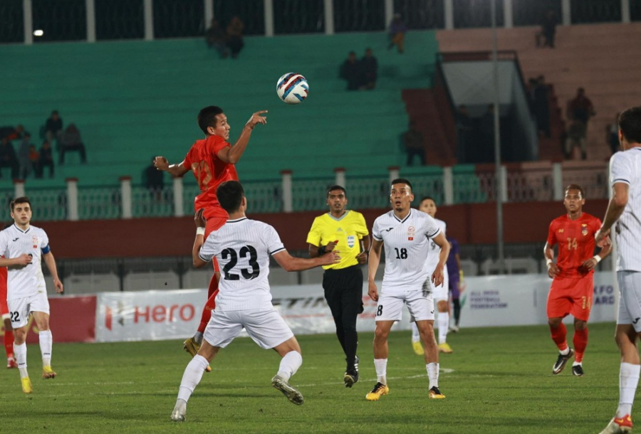 Уравняли счет на последних секундах. Сборная Кыргызстана по футболу сыграла против Мьянмы