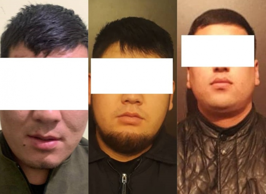 В Чуйской области задержаны трое мужчин по подозрению в грабеже (фото)