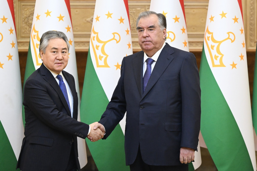 Глава МИД Кыргызстана в Душанбе встретился с Эмомали Рахмоном