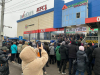Бишкекте Аламедин базарынын сатуучулары дагы митингге чыгышты