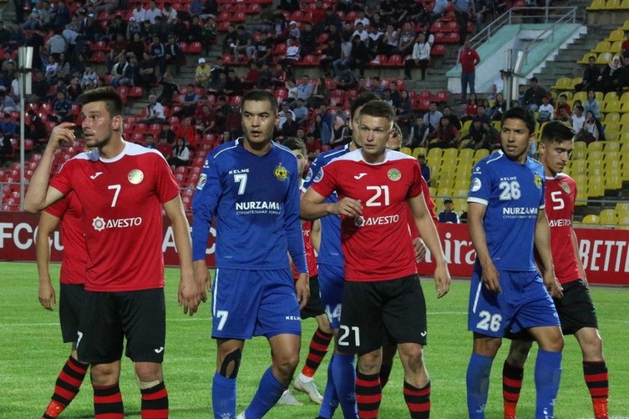 Завтра в Бишкеке пройдет футбольный матч между кыргызстанским «Дордоем» и таджикистанским «Копетдагом»