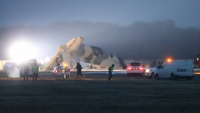 Близ аэропорта Алматы упал самолет авиационной службы КНБ РК