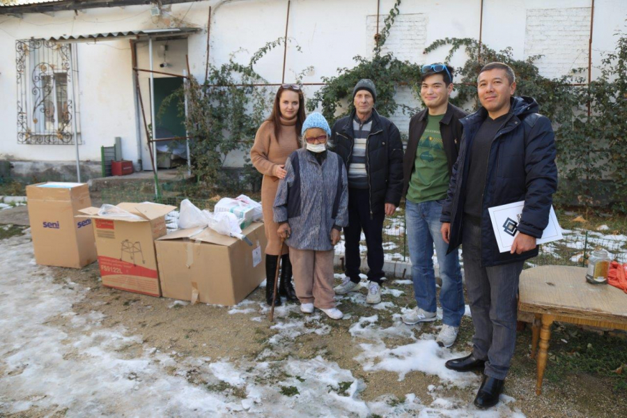 «Кумтор» помог людям с ограниченными возможностями Первомайского района Бишкека