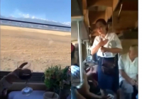 Ожидание и реальность. Состояние поезда Бишкек - Рыбачье вызвало у пассажиров недовольство (видео)