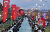 Кыргыз-Түрк "Манас" университетинде ачык асман алдында ооз ачуу программасы болуп өттү