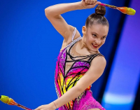 Кыргызстанка вышла в финал соревнований по художественной гимнастике в Японии