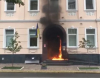 Парень бросил зажигательную смесь в здание Дома министерств в Астане