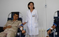 Военнослужащие авиабазы «Кант» стали донорами крови
