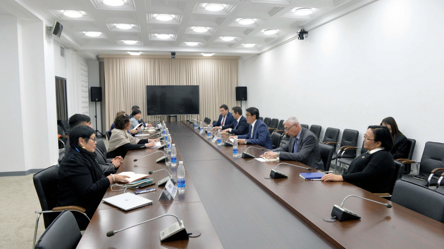 Эдиль Байсалов встретился с постоянным координатором ООН в Кыргызской Республике Антье Граве