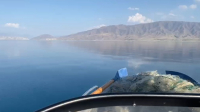 Из Токтогульского водохранилища вытащили незаконные сети