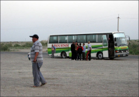 Прибыла первая автобусная колонна с кыргызстанцами из Оренбургской области