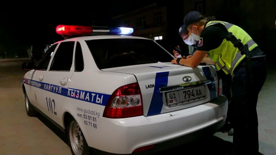За неделю в Бишкеке поймали более 70 пьяных водителей