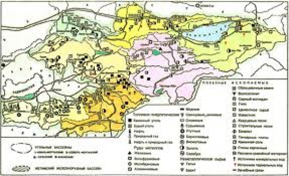 Карта недропользования казахстана