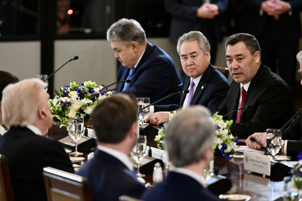 Садыр Жапаров призвал США больше инвестировать в Центральную Азию