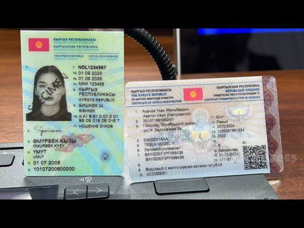 В Кыргызстане начали выдавать техпаспорта на авто нового образца