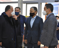 Жолдошбек Кольбаев встретил в Бишкеке президента Международной федерации дзюдо Мариуса Визера (фото)