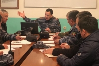 Глава МВД Кашкар Джунушалиев ночью прибыл в Баткенскую область (фото)