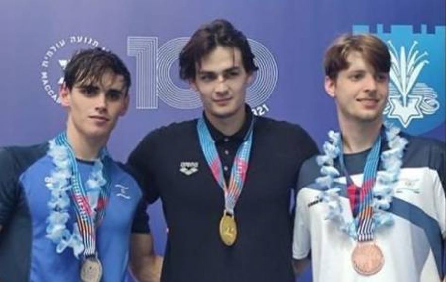 Денис Петрашов завоевал золото на международном соревновании «Маккабиада»