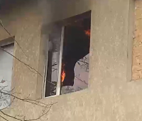 В Военно-Антоновке загорелась школа