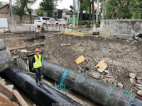 В Бишкеке частично закрыли улицу Гоголя из-за ремонта