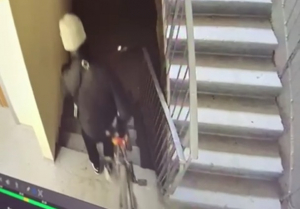 Кража велосипеда в Бишкеке попала на видео
